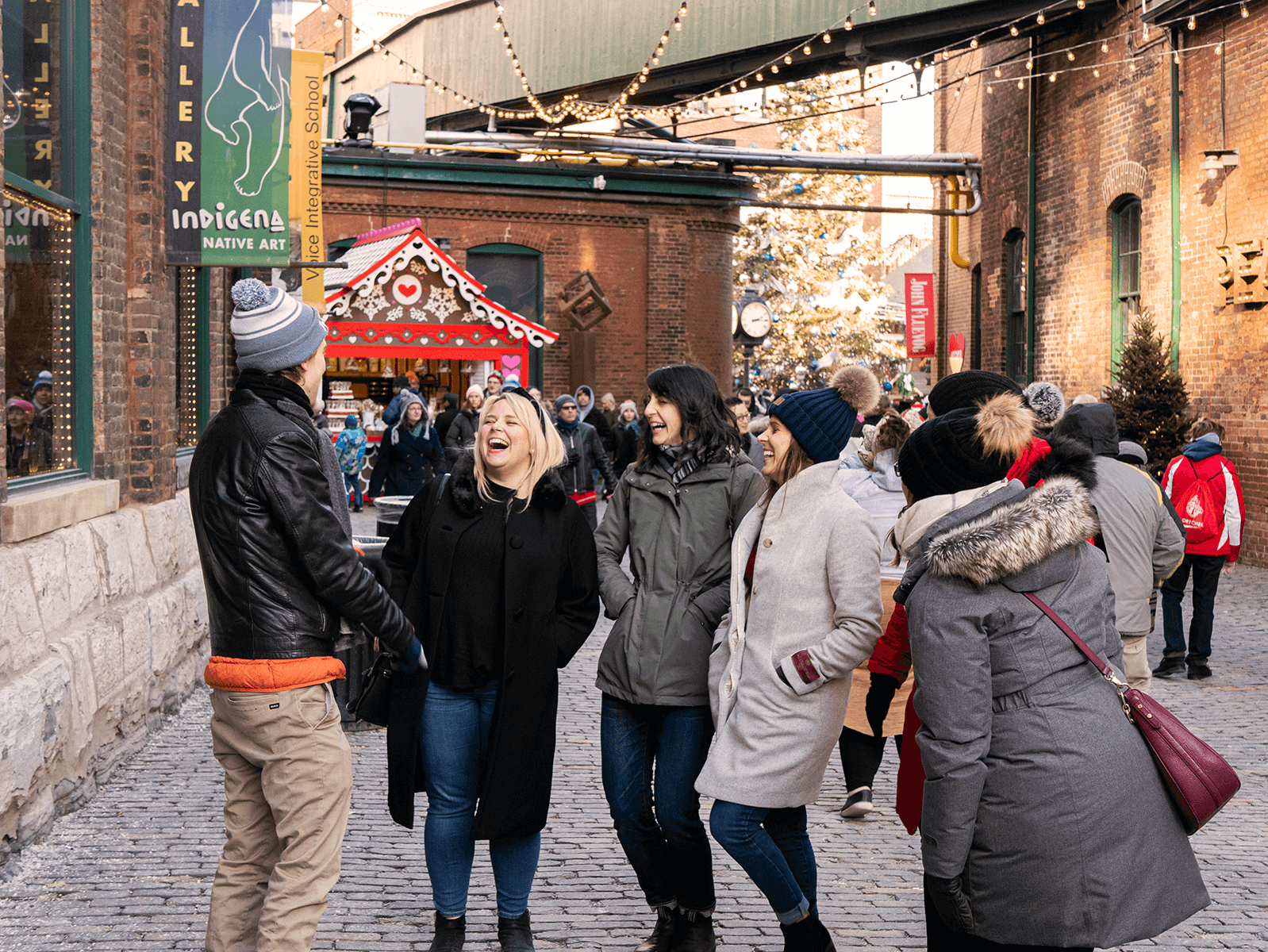 Distillery District 2021 Winter Village Go Tours Canada