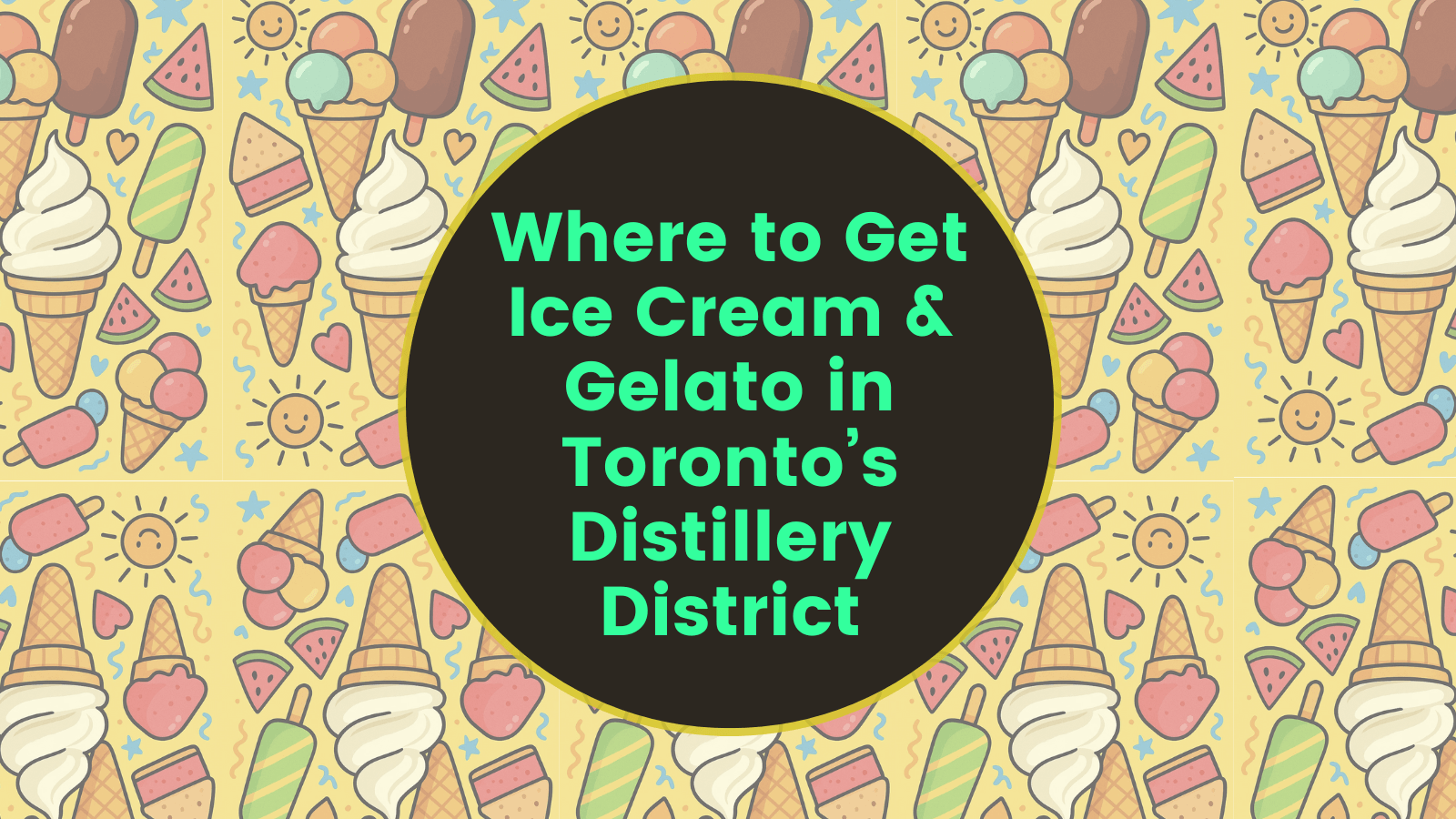 Boutique desserts on a tasting plate in the Distillery District