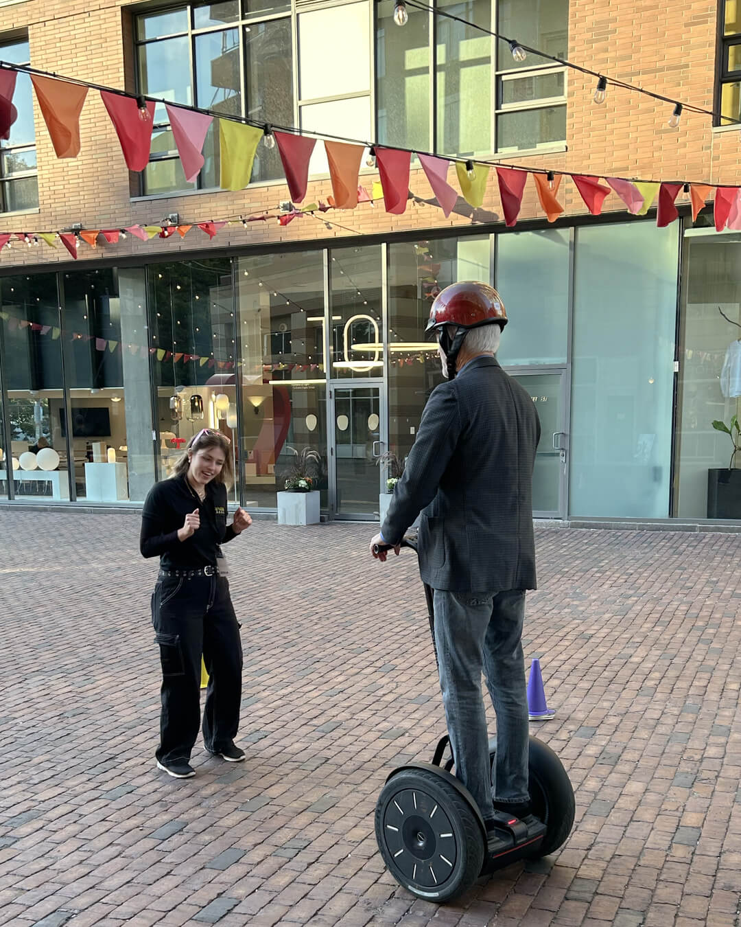 Event celebration moment