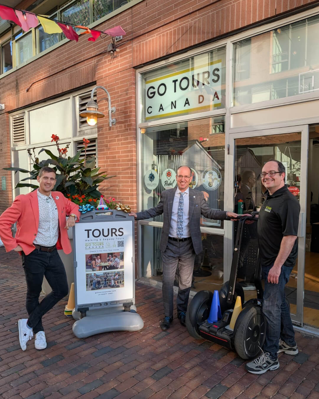 Jason with anniversary guests