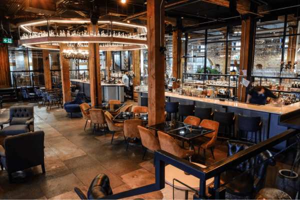 Craft distillery tasting experience