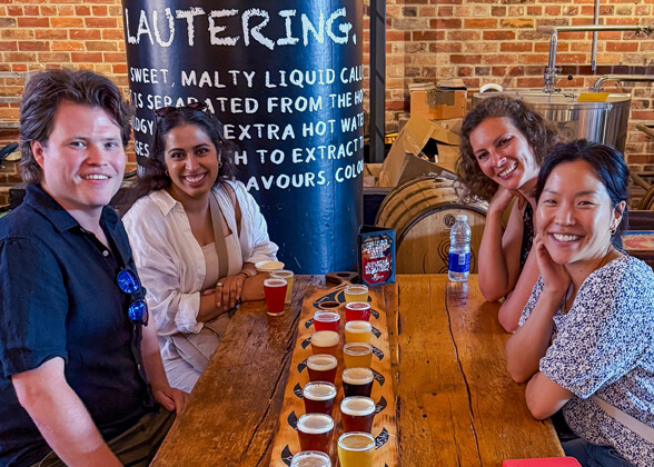 Indulge in rich coffee & sensational biscotti on our Distillery District Breakfast tour.